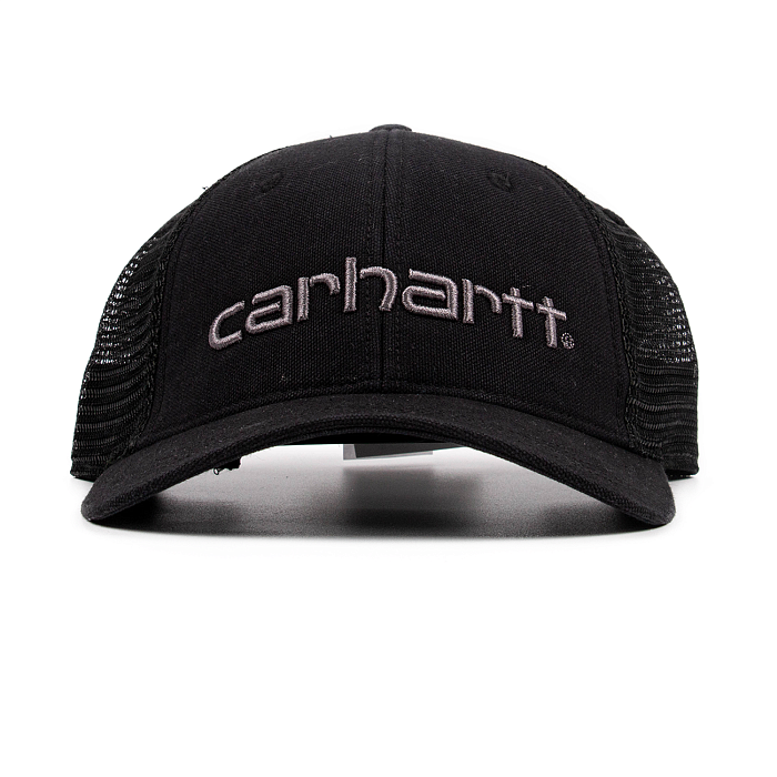 Бейсболка Carhartt WIP с сеткой черный/лого