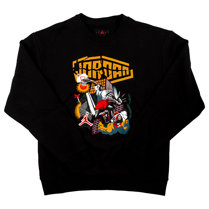 Толстовка Jordan Sport DNA HBR Fleece Crew DC9615-010