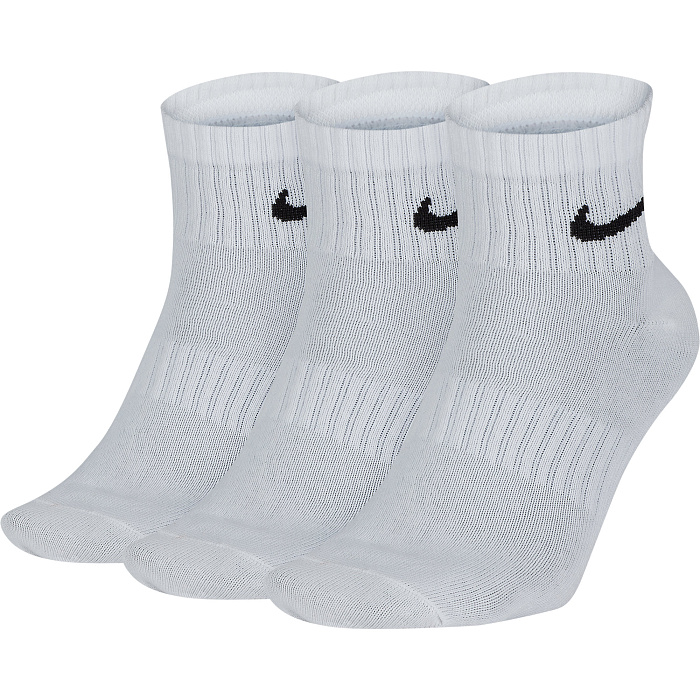 Носки Nike everyday Ankle низкие КОМПЛЕКТ 3 пары белые 42-46р-р.SX7677-100