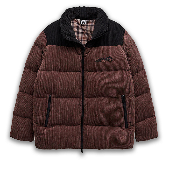 Куртка ANTEATER Downjacket-Vlvt-Combo-Brown