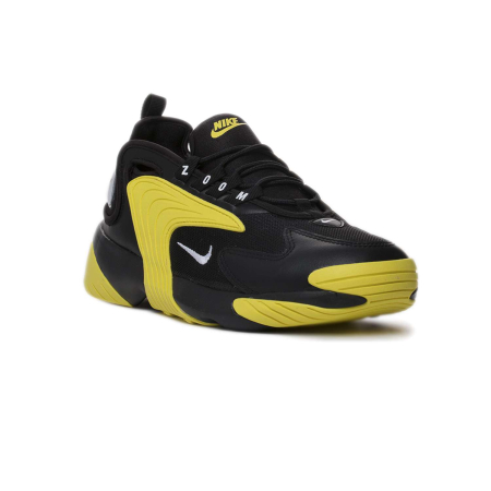 Nike zoom 2k black and yellow on sale