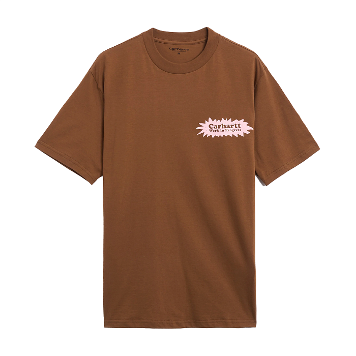 Футболка Carhartt WIP I033162 hamilton/brown