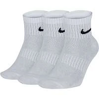 Носки Nike everyday Ankle низкие КОМПЛЕКТ 3 пары белые 42-46р-р.SX7677-100